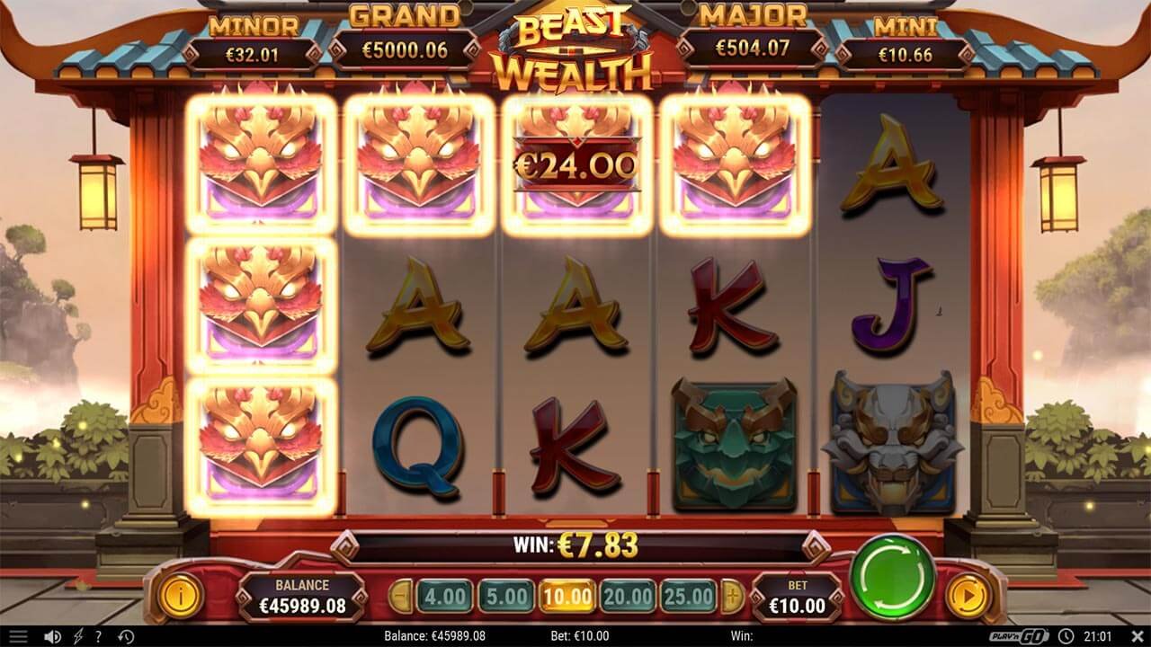 Playn GO - Beast of Wealth progressive slot