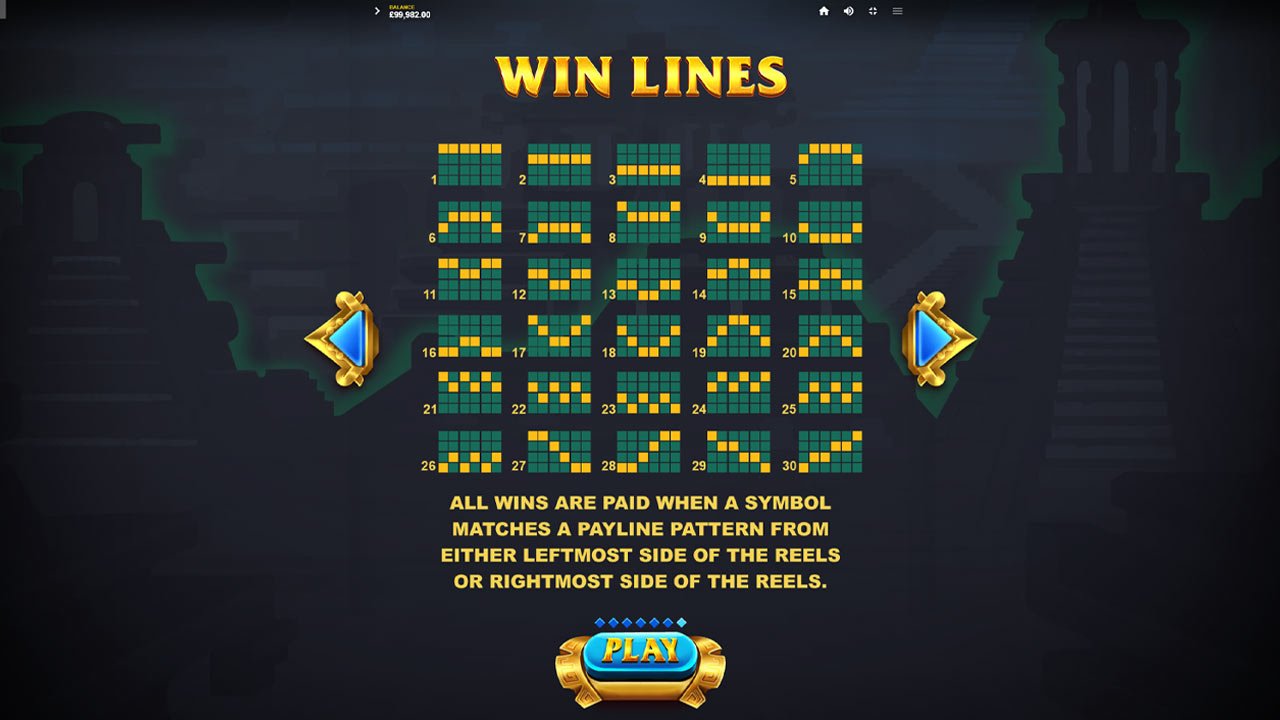 Aztec Spins - Ways to Win