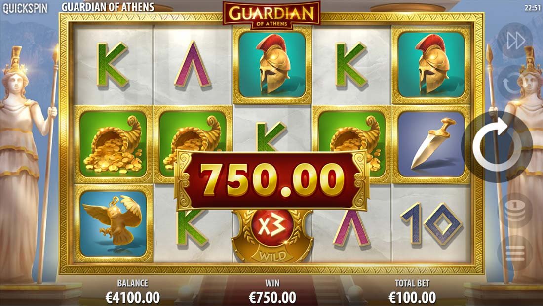 Guardian of Athens slot by Quickspin