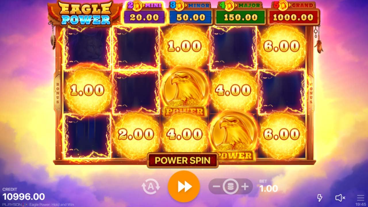 Eagle Power Hold and Win from Playson