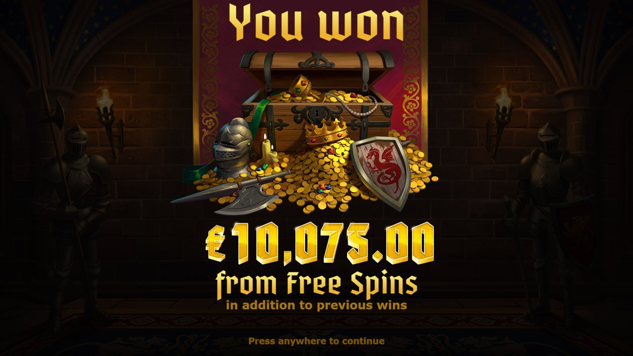 Arthur's Fortune slot - Free Spins Big Win