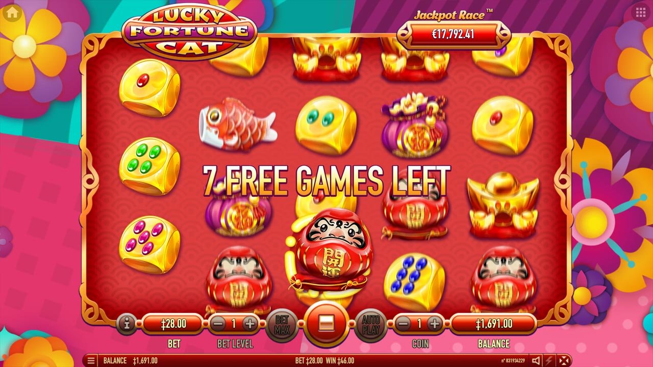 Lucky Fortune Cat - Free Spins