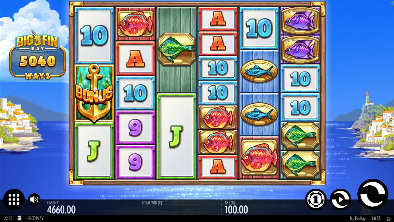 Big Fin Bay slot by Thunderkick