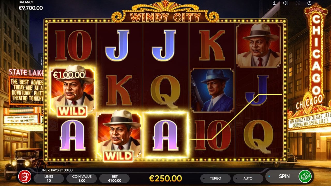 Windy City slot - Wild symbols