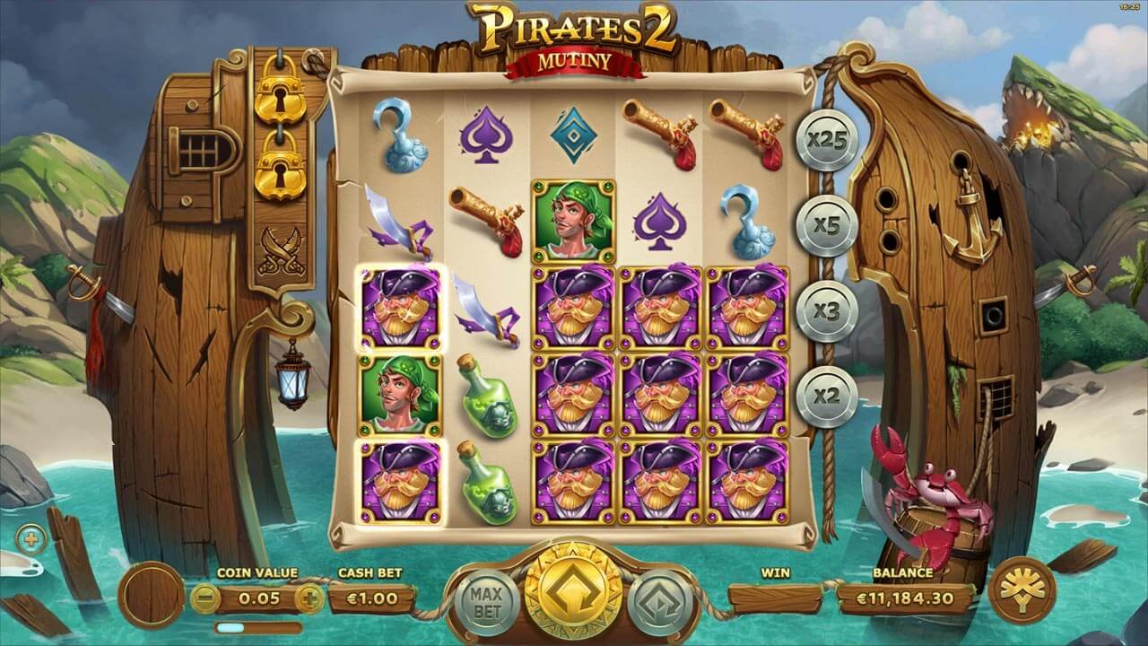 Pirates 2 Mutiny slot