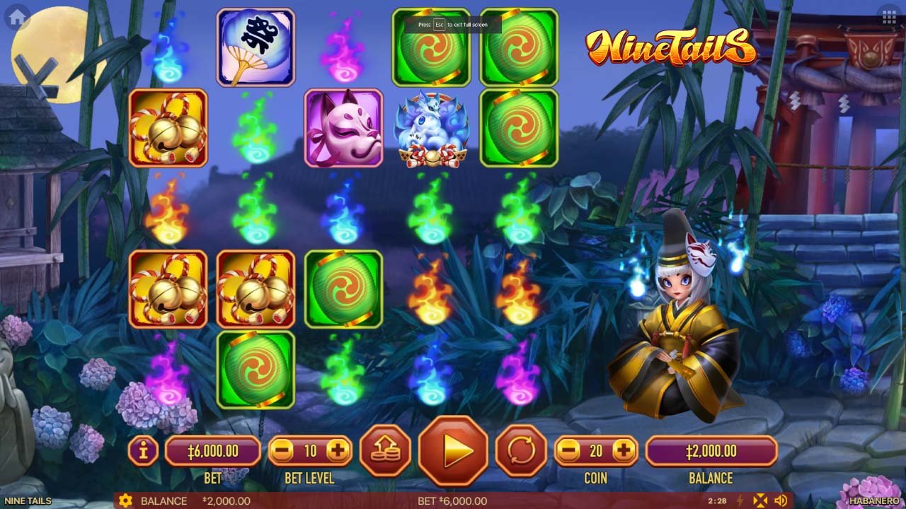 Ninetails slot by Habanero Gaming