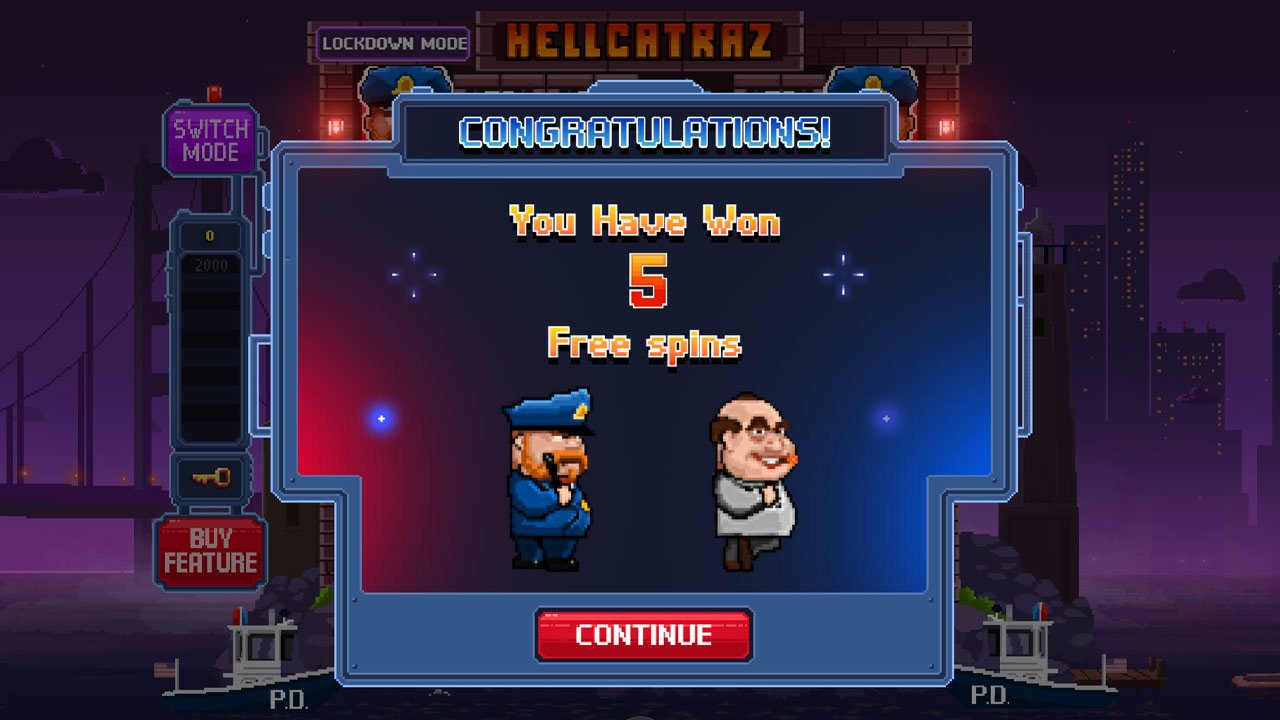 Hellcatraz - Free Spins