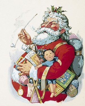 Santa Claus illustration by Thomas Nast