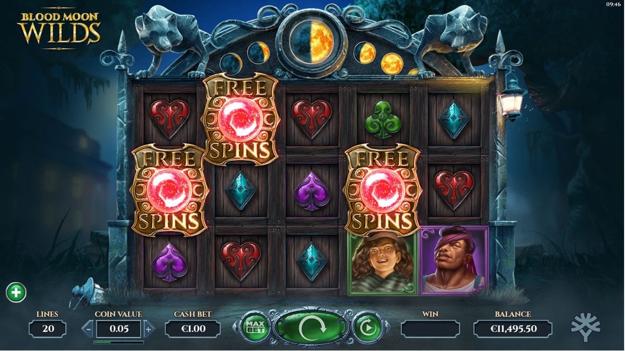 Blood Moon Wilds - FREE SPINS