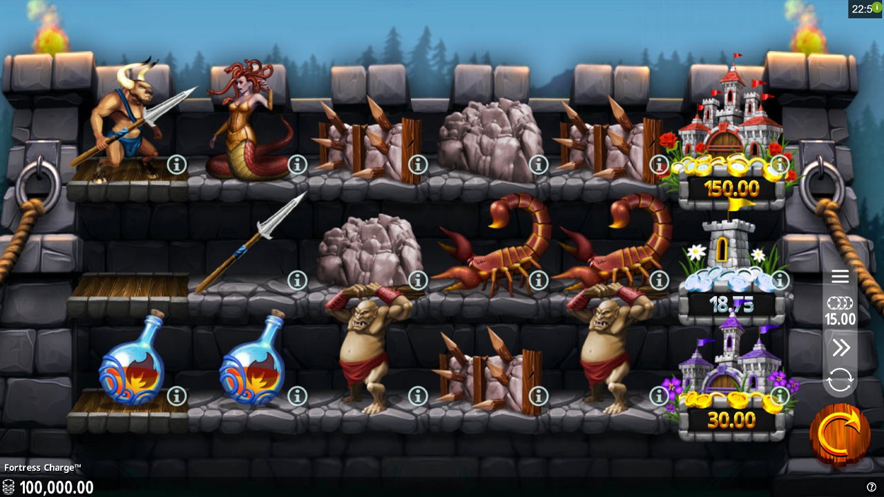 Fortress Charge - Main Screen