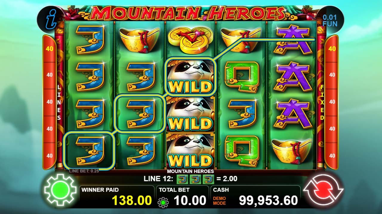 Mountain Heroes slot by CT Gaming