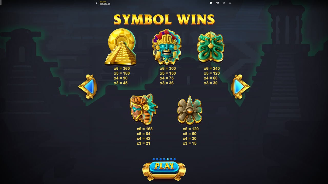 Aztec Spins - Symbols Pays High