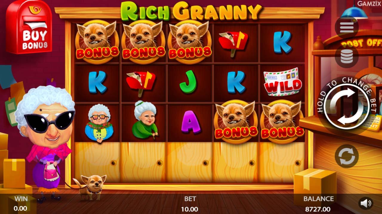 Rich Granny slot by Gamzix