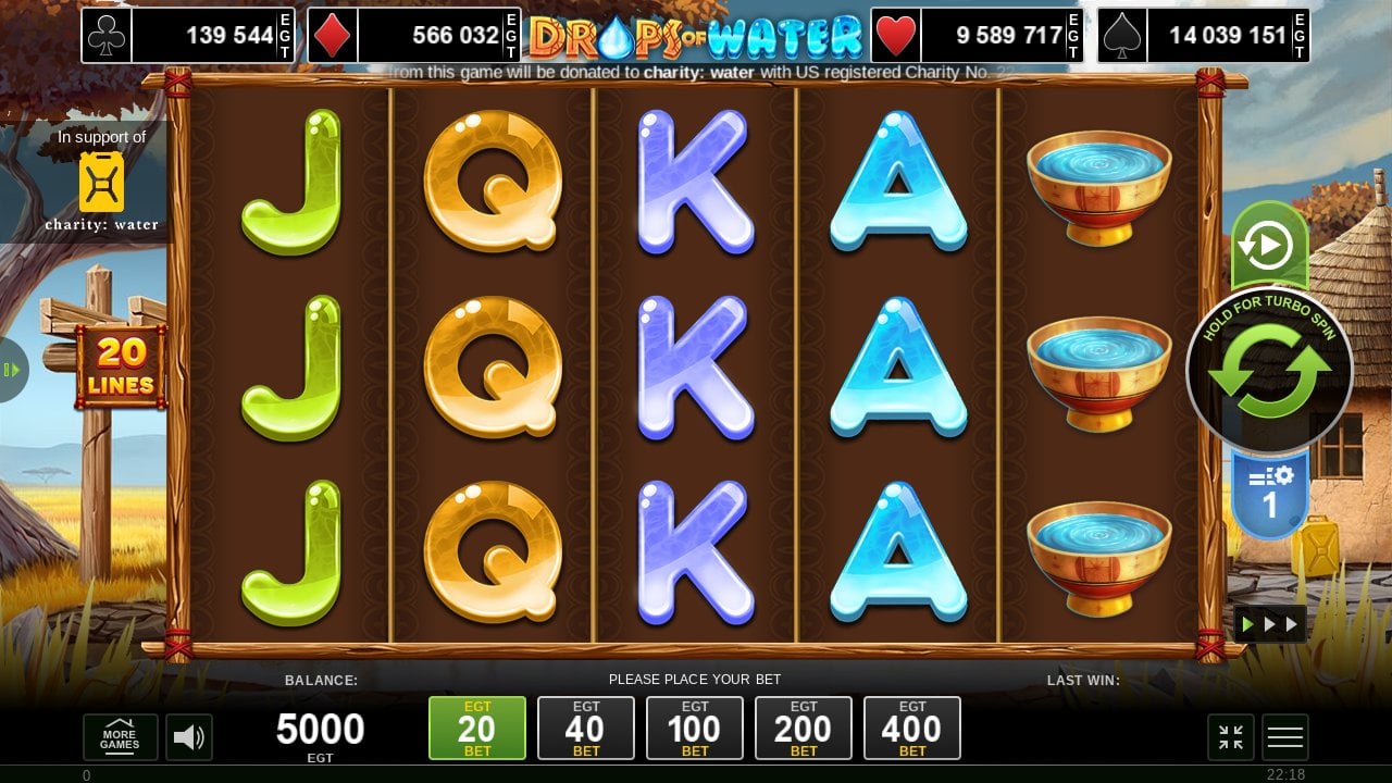 Drops of Water slot