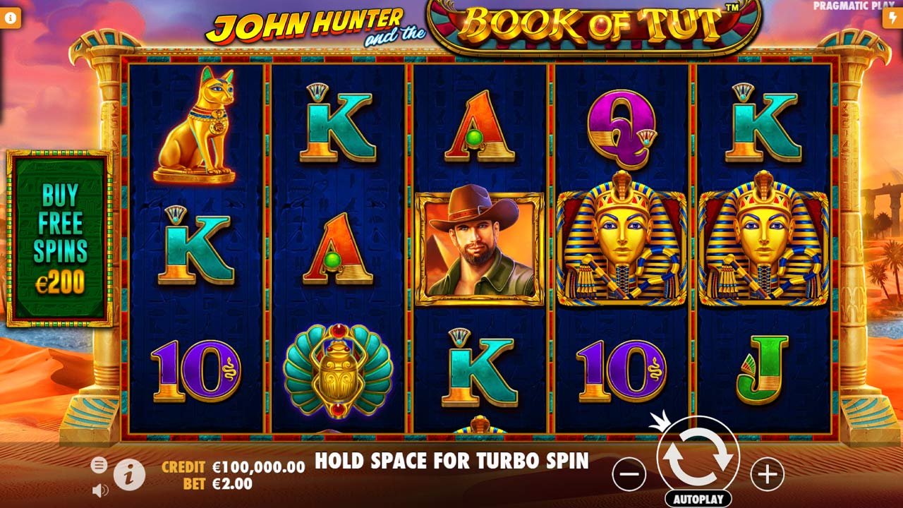 Main screen - John Hunter and the Book of Tut