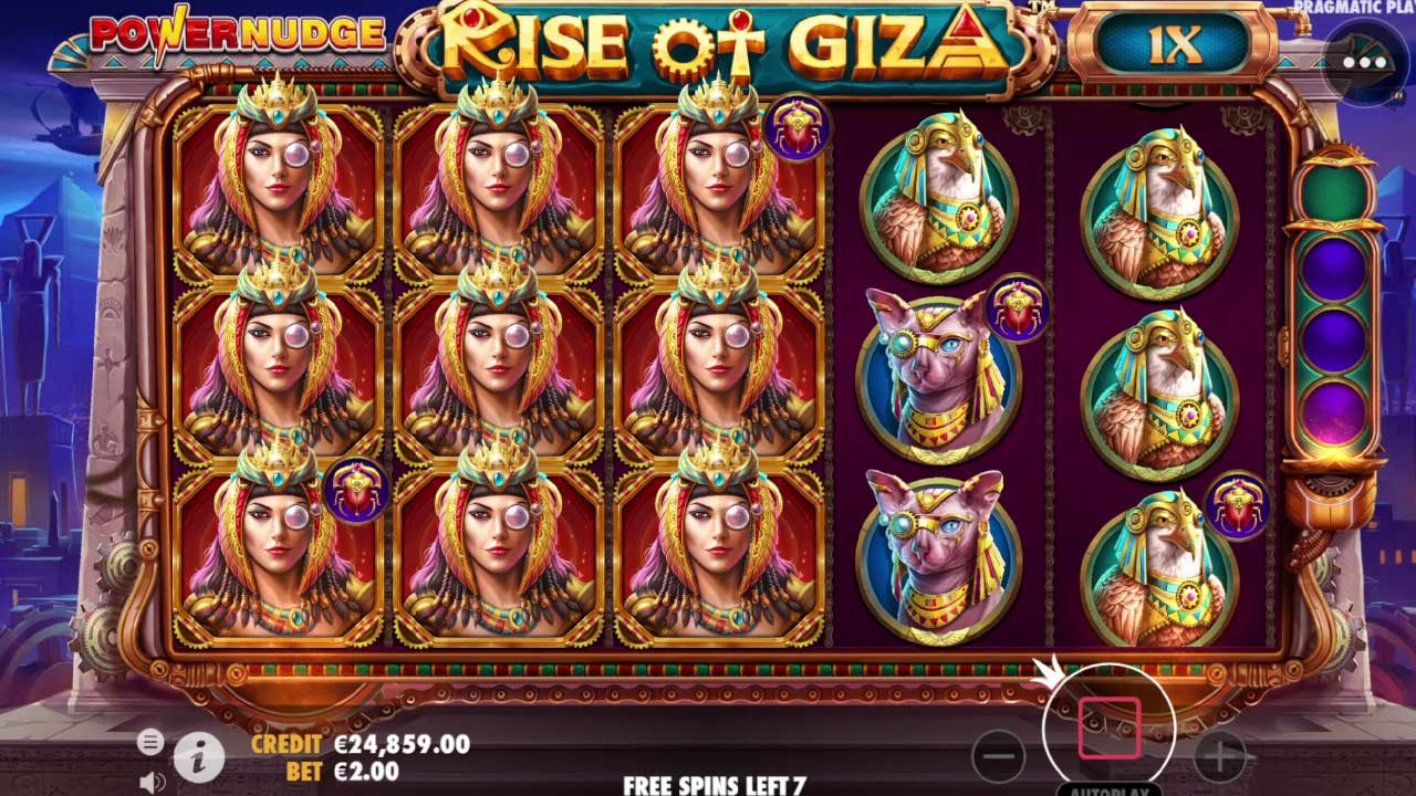 Rise of Giza Powernudge by Pragmatic Play
