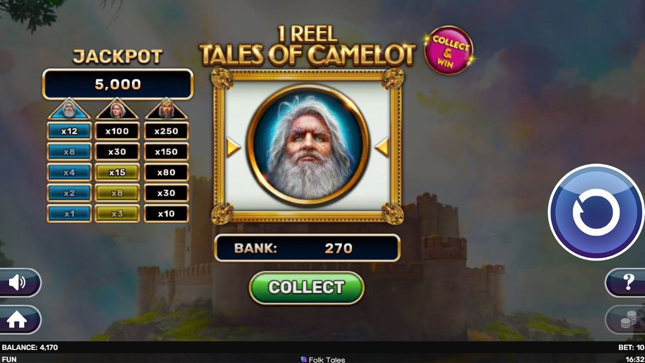 1 Reel Tales of Camelot Slot