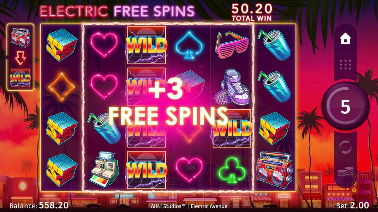 Electric Avenue - Electric Free Spins