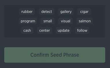 blockchain 12 word keyphrase