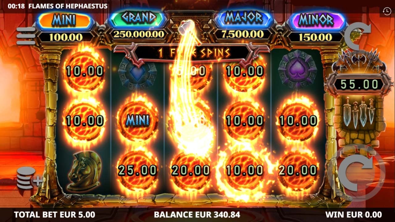 Flames of Hephaestus by Leander Games
