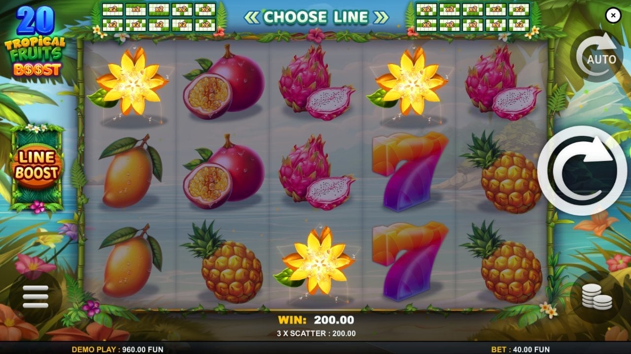 20 Tropical Fruits Slot