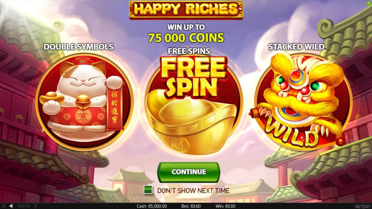 Happy Riches slot - Special Features