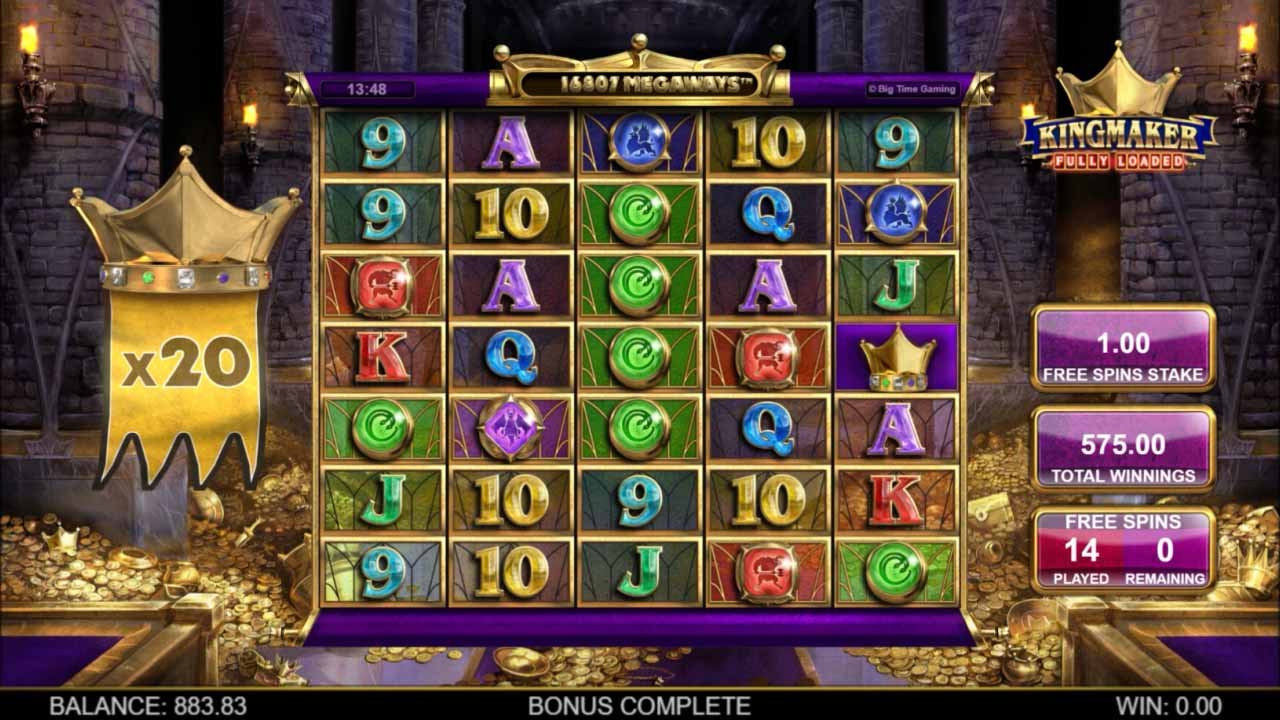 Kingmaker Fully Loaded Megaways by Big Time Gaming