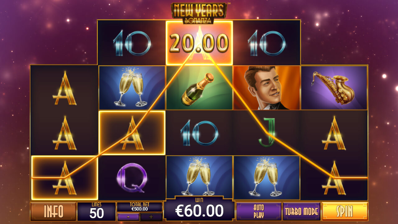 New Years Bonanza slot by Playtech