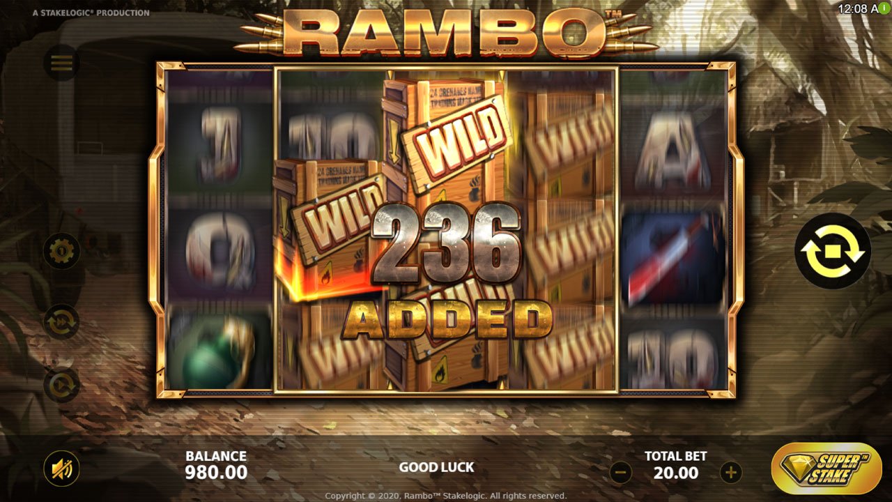 Rambo slot - Wilds