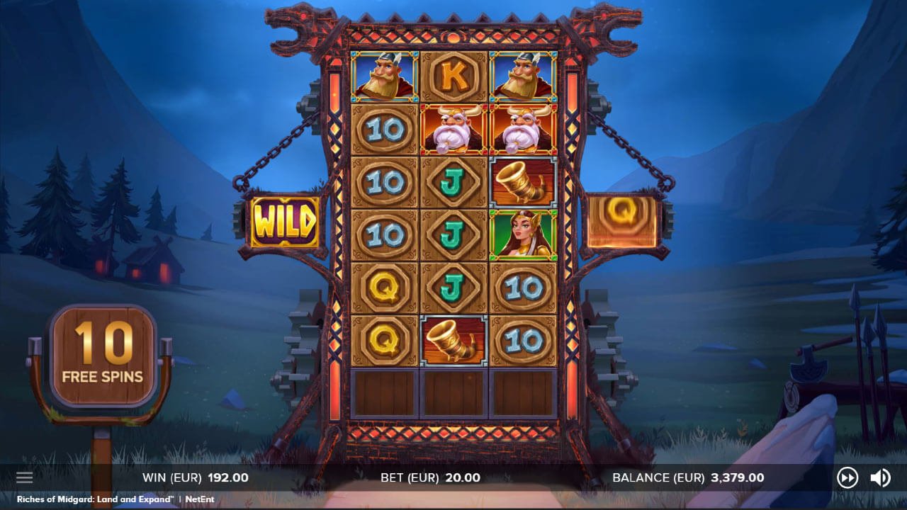Riches of Midgard Land and Expand by NetEnt