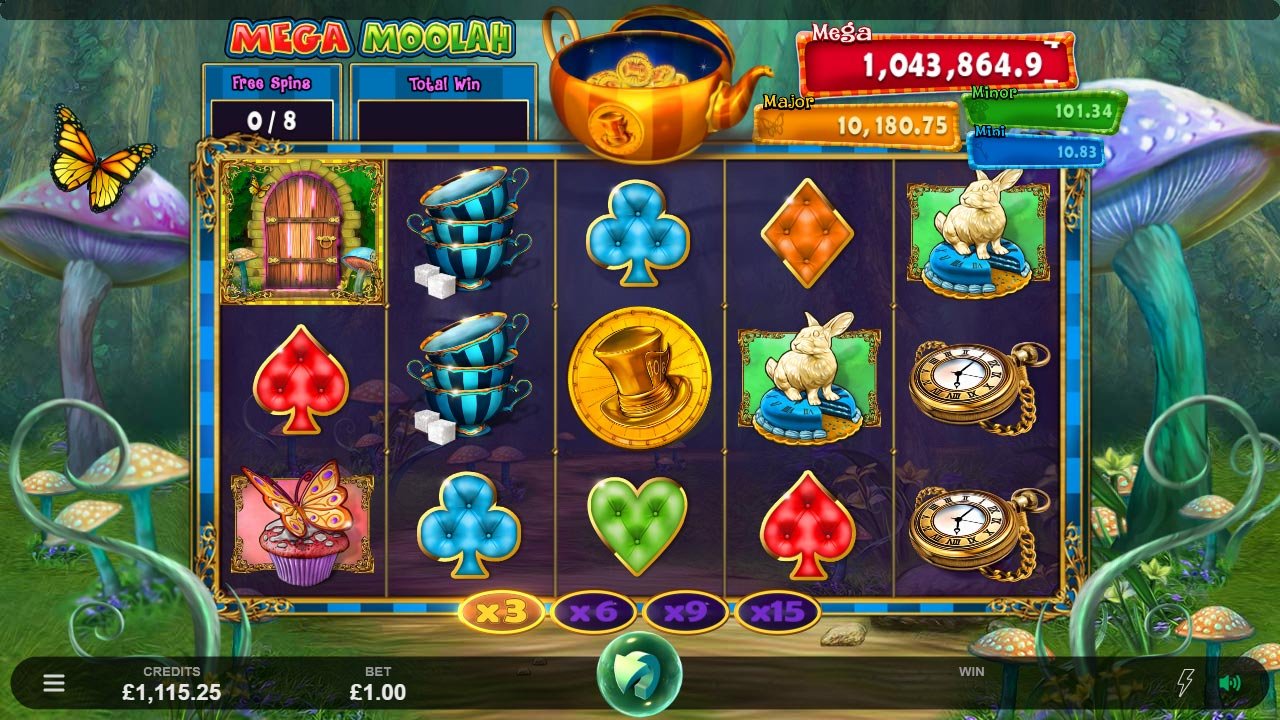 Absolootly Mad Mega Moolah - Free Spins