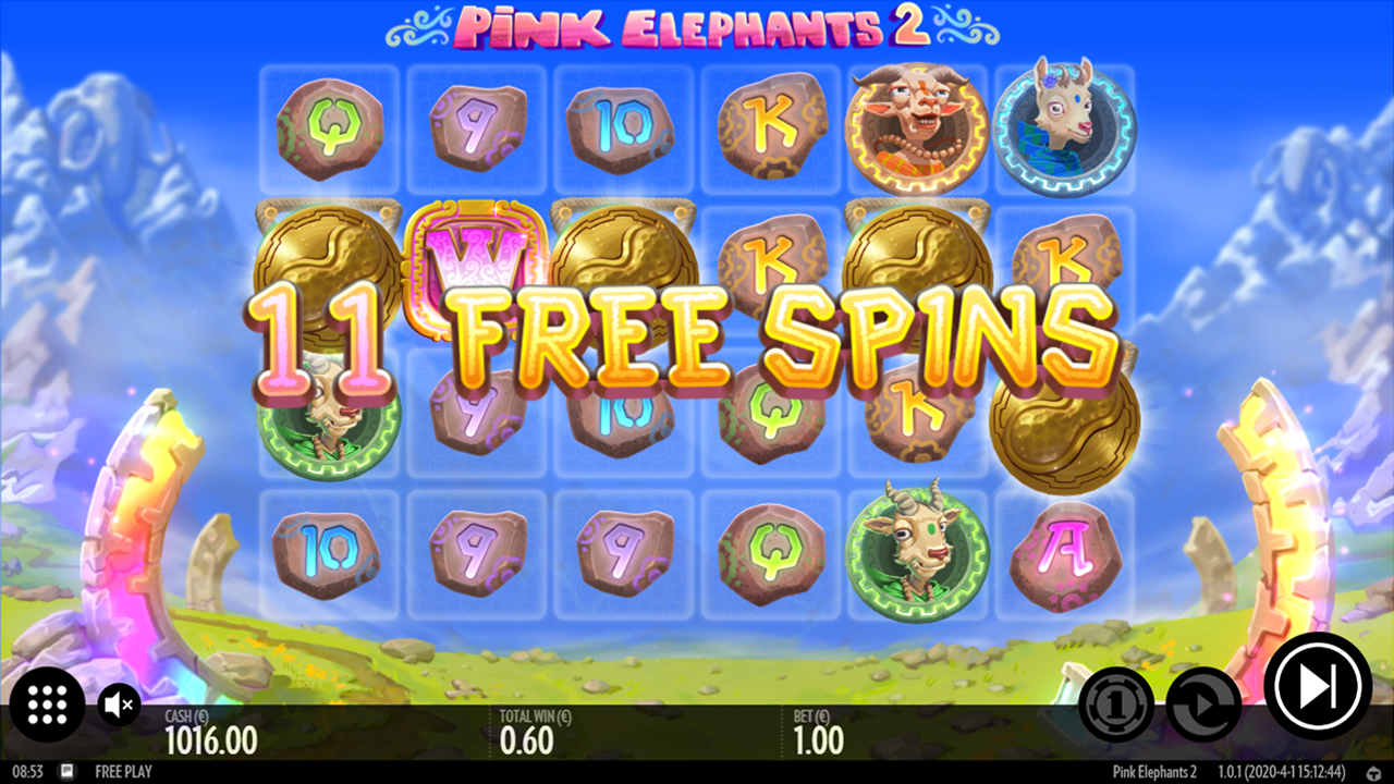 Pink Elephants 2 - Free Spins