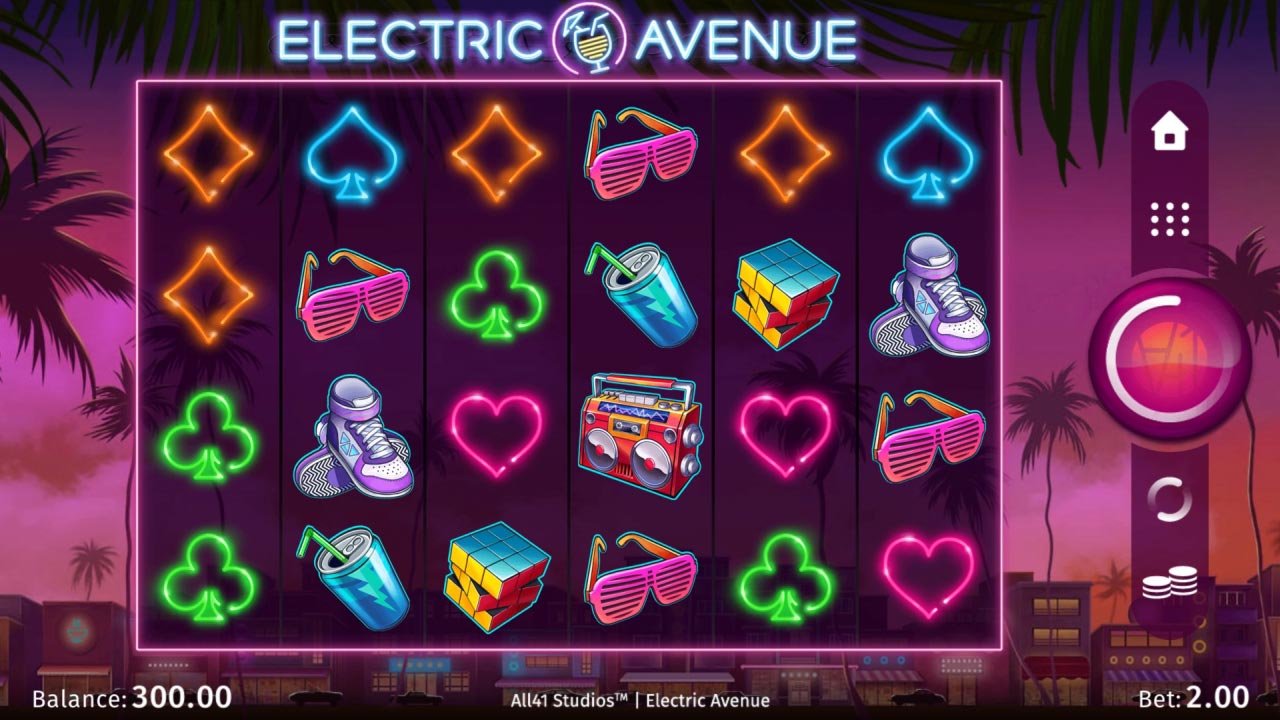 Electric Avenue - Main Screen