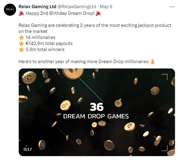 2 Years of Dream Drop Jackpots