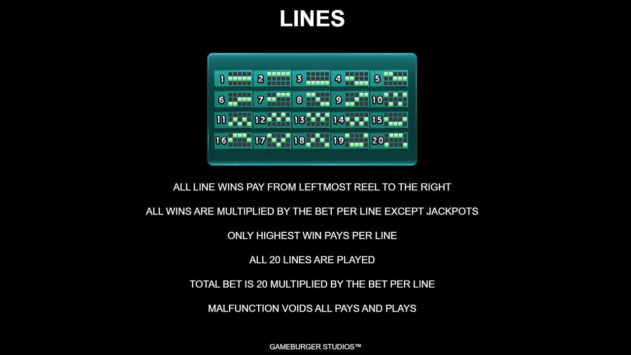 11Champions - Paylines