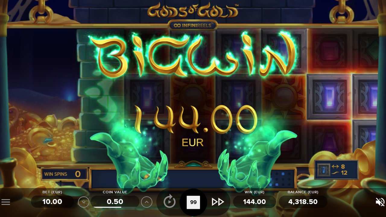 Gods of Gold - Big Win