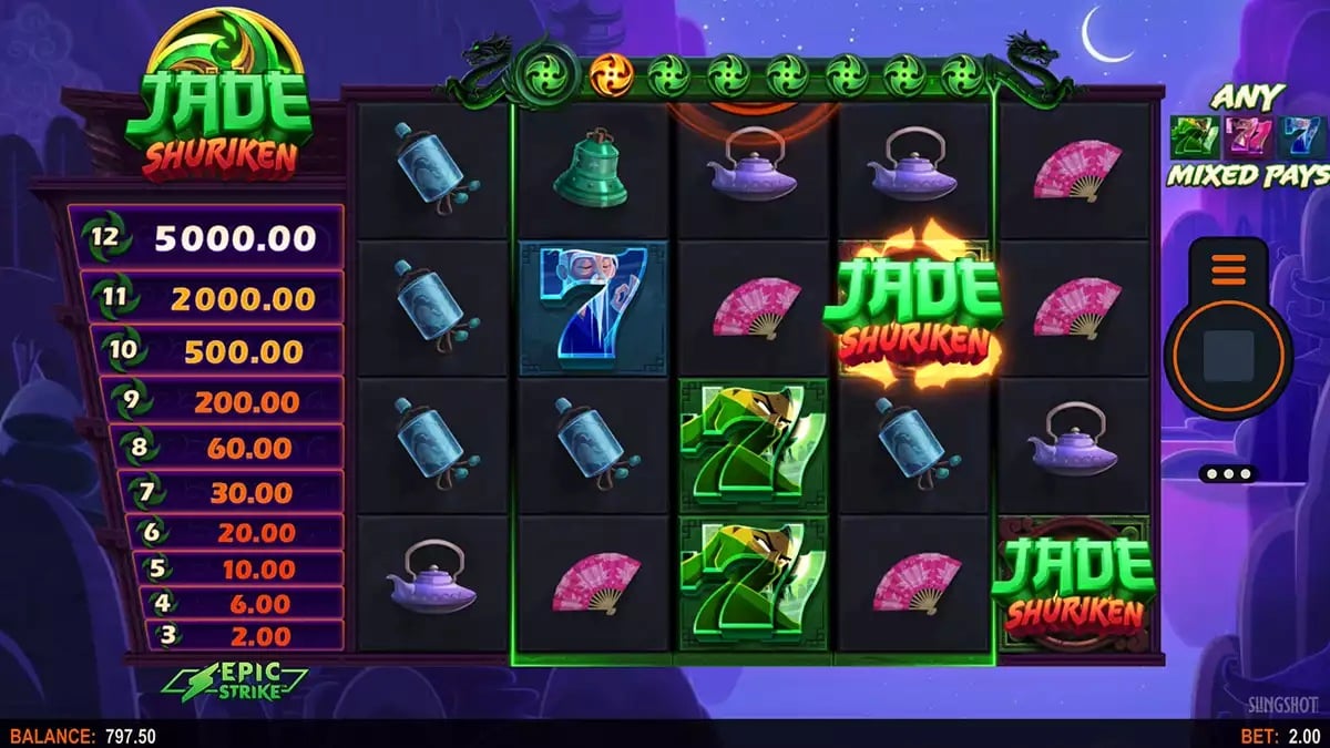 Jade Shuriken Slot