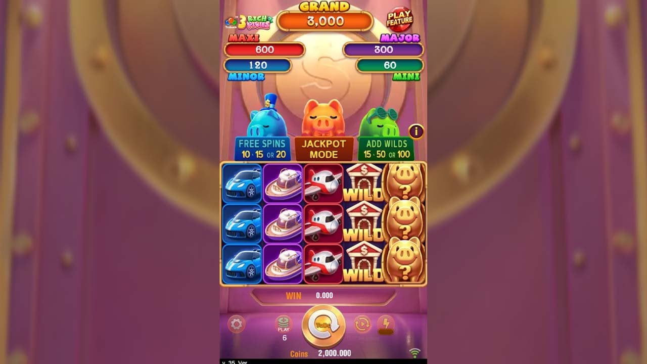 3 Rich Piggies Slot by TaDa Gaming