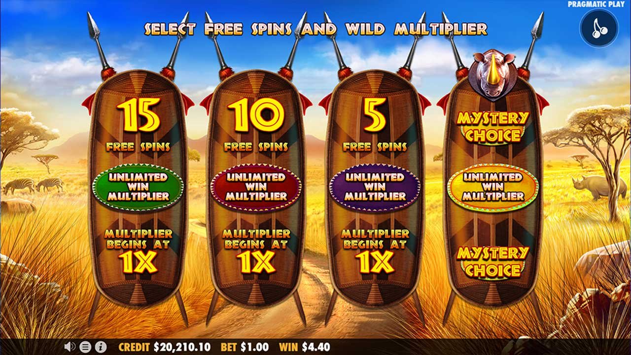 Free Spins Select - Great Rhino Megaways