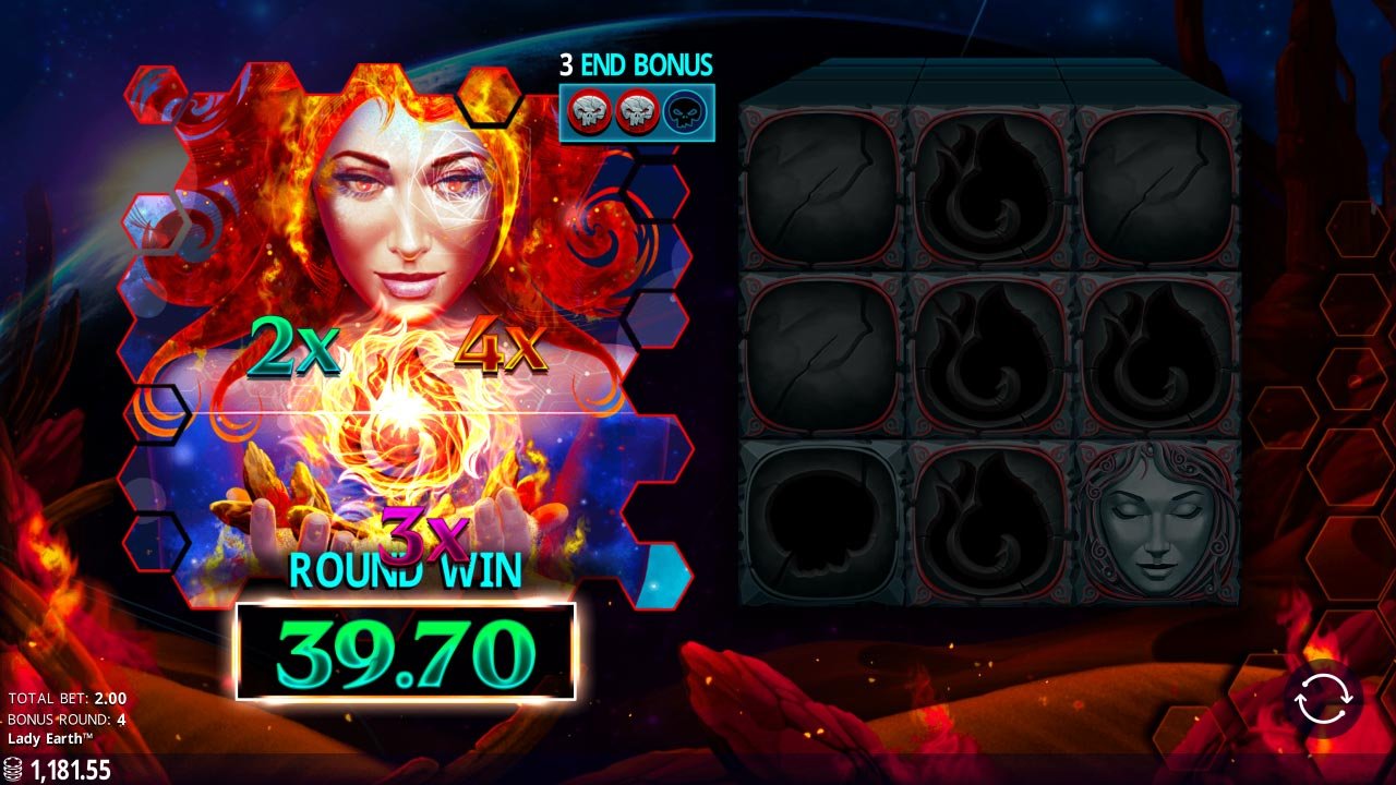 Lady Earth - Bonus Round Win