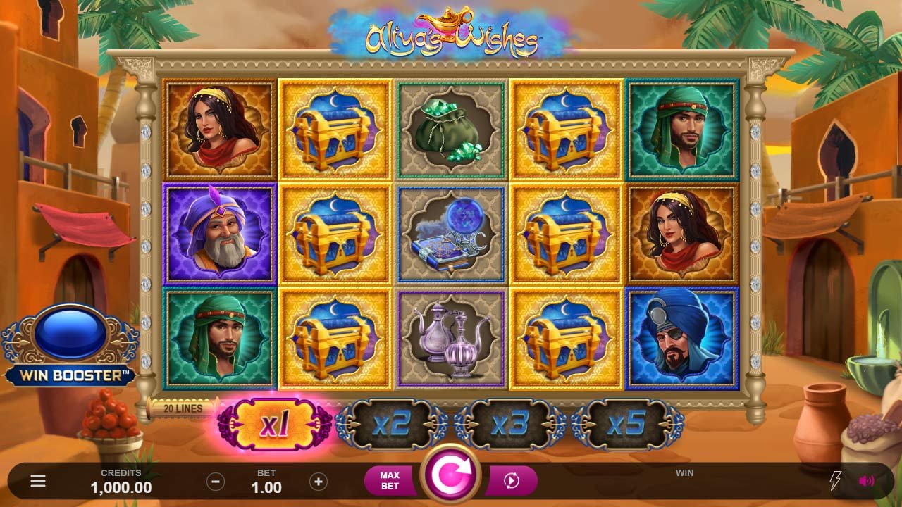 Aliyas Wishes - slot reels