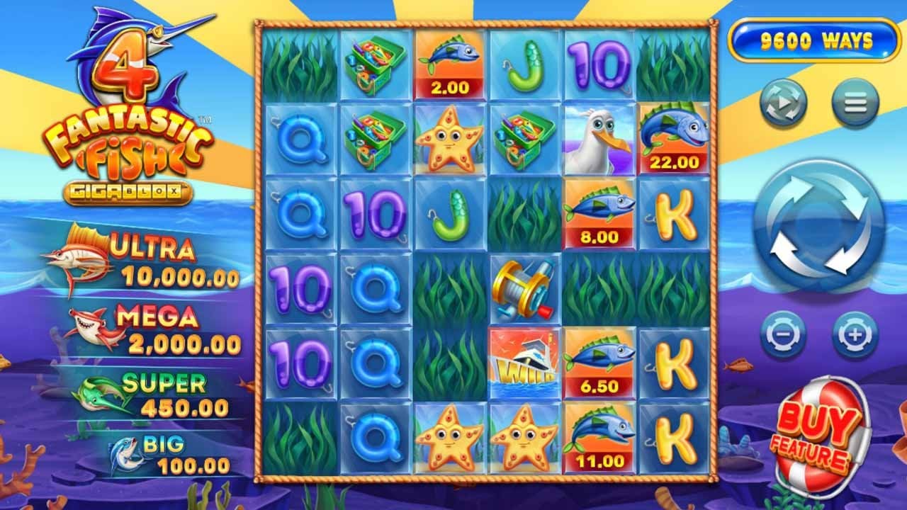 4 Fantastic Fish Gigablox Slot by 4ThePlayer