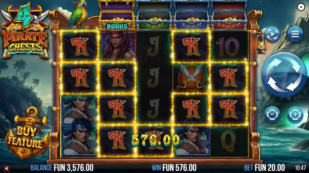 4 Pirates Chests online slots