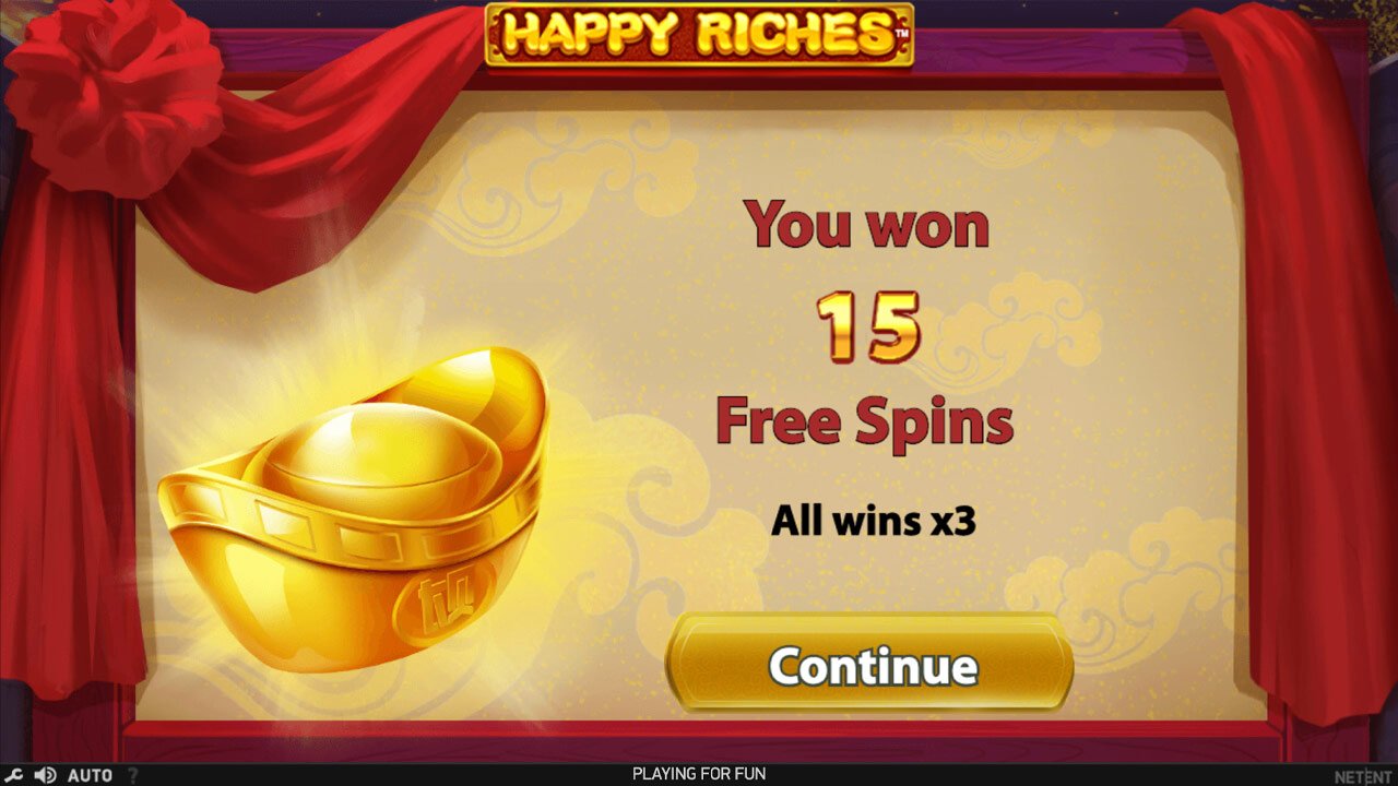 Happy Riches slot - Trigger Free Spins