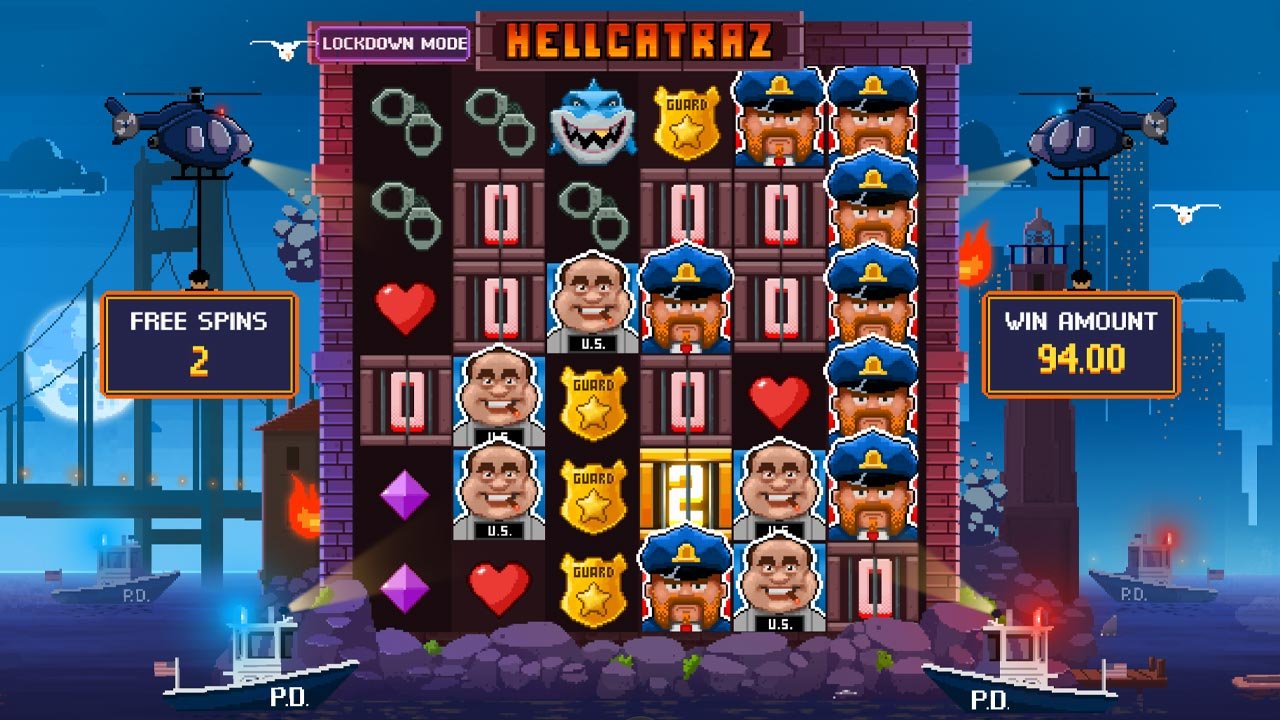 Hellcatraz - playing Free Spins