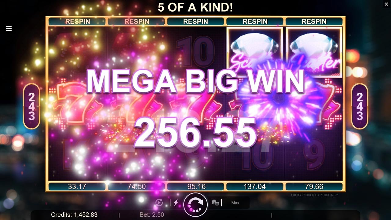 Lucky Riches Hyperspins - Mega Win