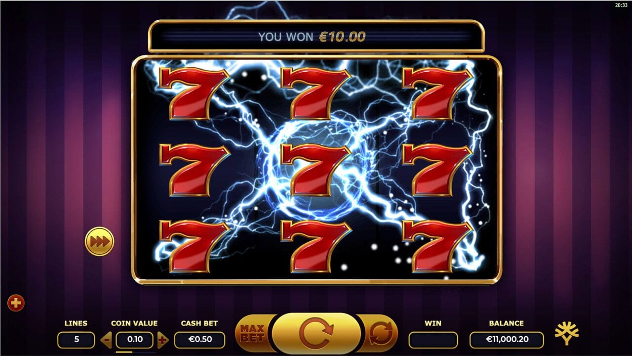 Lightning Joker - Multiplier Strike feature