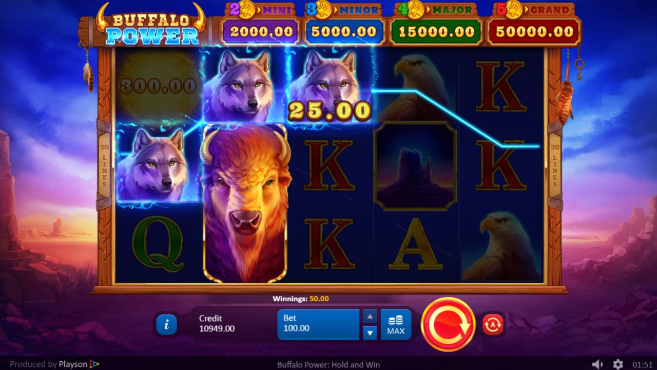 Playson - Buffalo Power Hold and Win
