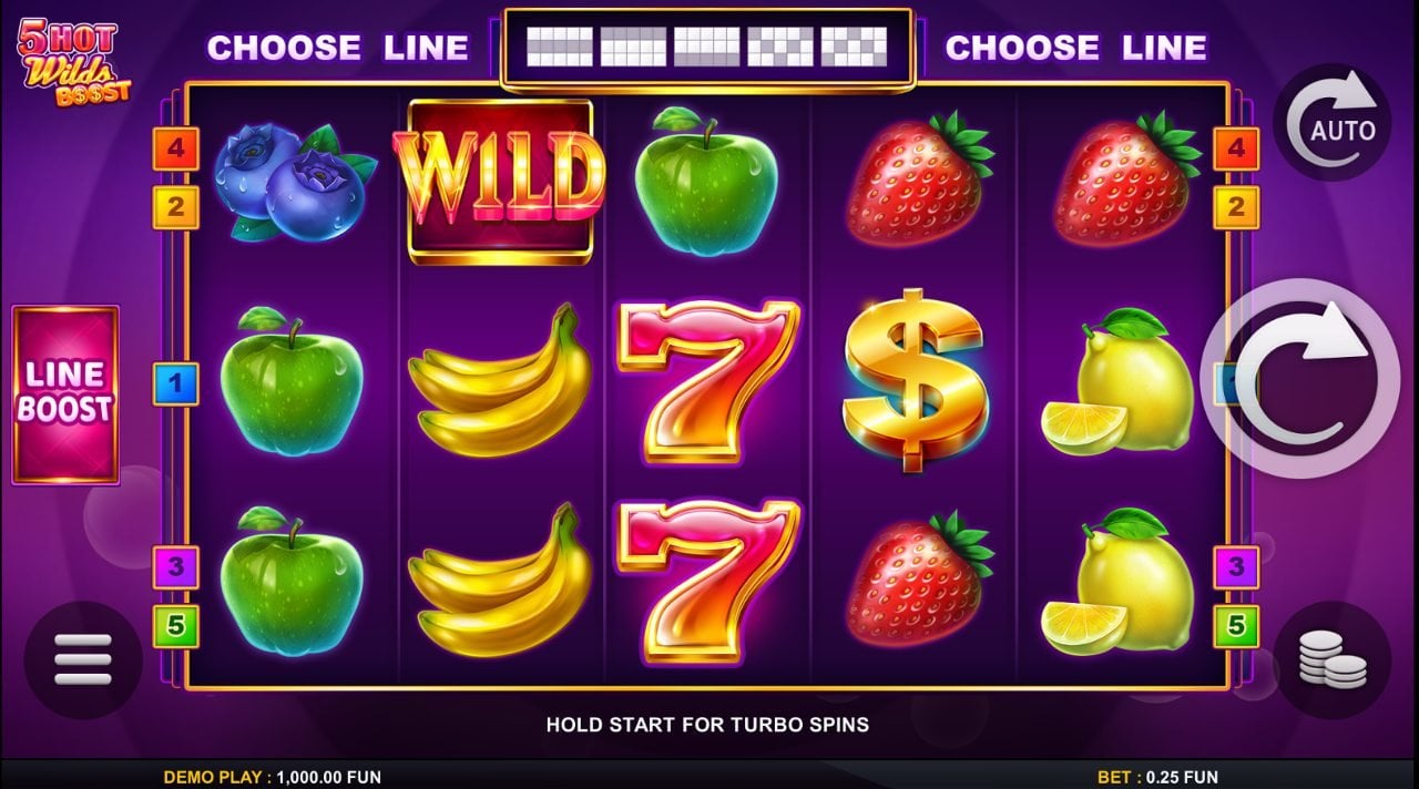 5 Hot Wilds Boost Slot