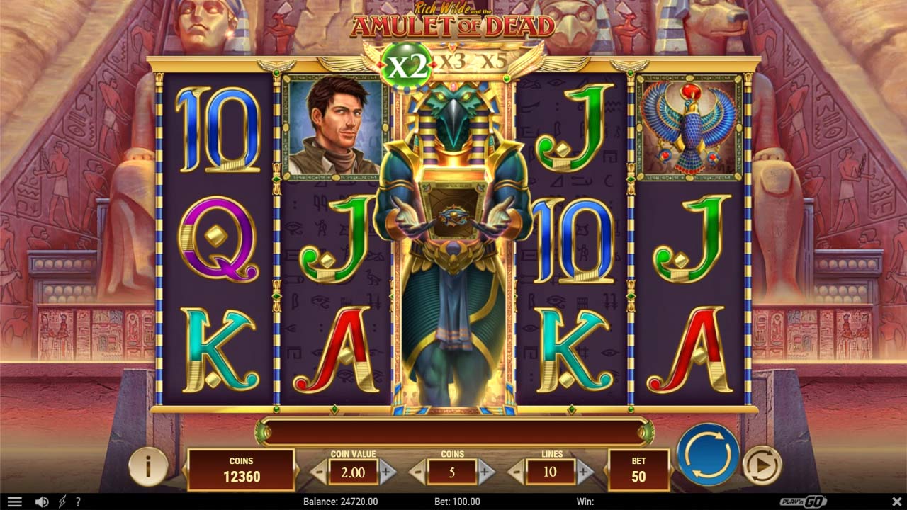 Rich Wilde and the Amulet of the Dead by Play’n GO